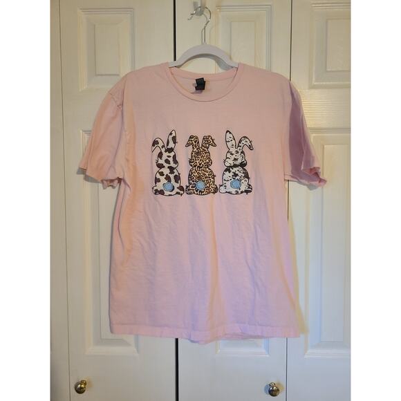 Gildan large women's light pink tee - Picture 1 of 7